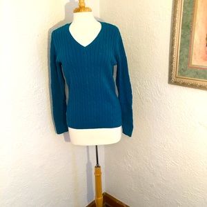 Lrg dark teal sweater
